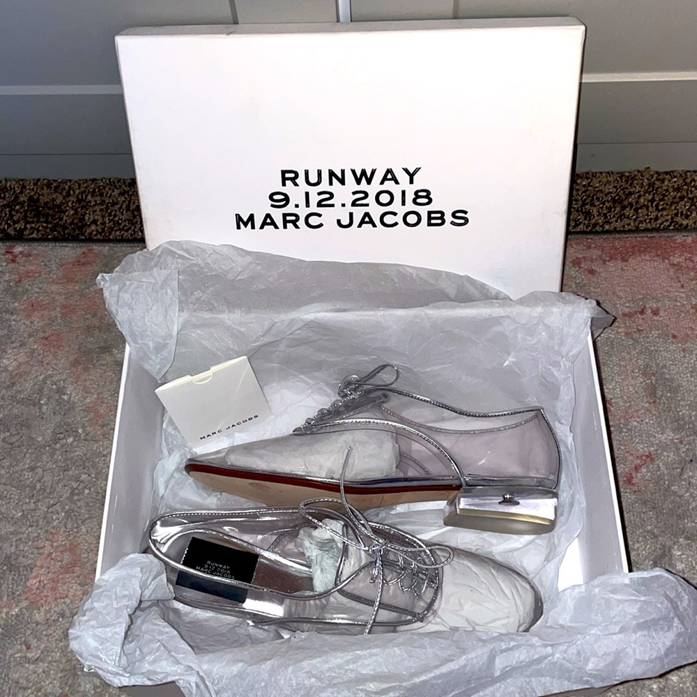 Marc Jacobs Runway Clear Cinderella Vinyl Shoes